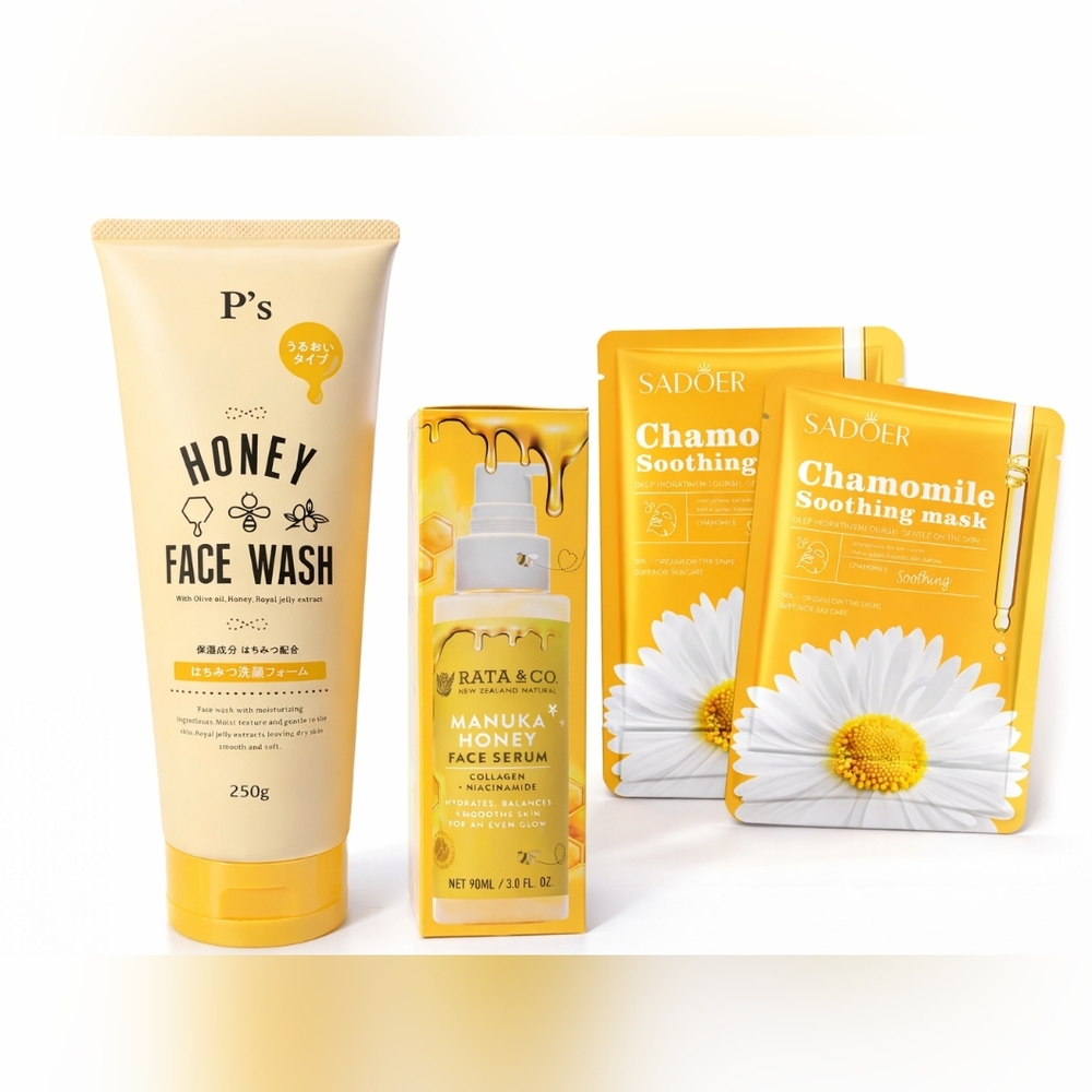 Honey Face Wash and Serum Set